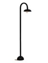 Curved ground streetlight 20.5 cm with 12 Volt light