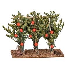 Alberi di pomodoro con sostegno in legno cm 12x5x11 h