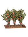 Árboles de tomate con soporte de madera cm 12x5x11 h