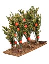 Alberi di pomodoro con sostegno in legno cm 12x5x11 h