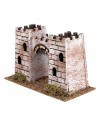 Castello composto da due torri collegate da un arco cm