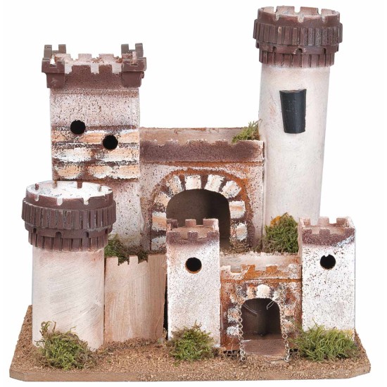 Castillo artesanal en estilo clásico cm 27x19,5x25,5 h