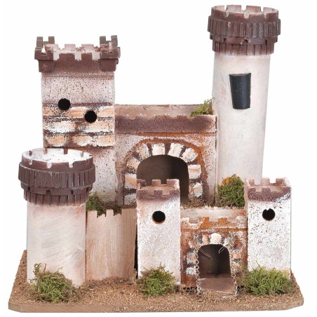 Castillo artesanal en estilo clásico cm 27x19,5x25,5 h