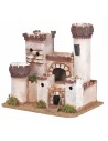 Castello artigianale in stile classico cm 27x19,5x25,5 h