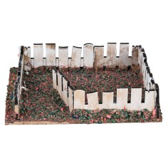 Enclosure for farm animals cm 13x10x3 h for Mondo nativity scene