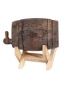 copy of Wooden barrel on stand cm 6x4x5 h for Mondo nativity scene