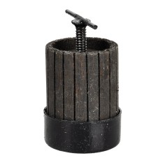 Prensa de madera cm ø 3x5,5 h para belén Mondo Presepi 2