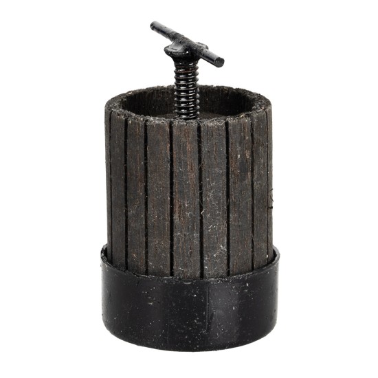 Wooden press cm ø 3x5.5 h for nativity scene Mondo Presepi