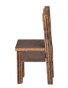 Silla de madera cm 2x2,5x5 h para figuritas de 9/10 cm