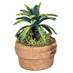 Planta tropical en maceta Ø4 x 6 h para pesebre Mondo Presepi 2