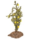 Pianta di limoni in pvc su base effetto terra – H 13,5 cm