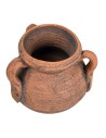Anfora in terracotta con tre manici Ø2,5x2,3 cm per presepe
