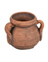Terracotta amphora with three handles Ø2.5x2.3 cm for nativity scene