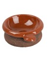 Pentola in terracotta smaltata Ø 2x1 h per presepe Mondo Presepi