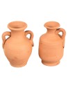 Juego de 2 ánforas de terracota cm 6 h