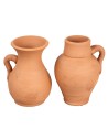 Set de 2 ánforas de terracota 6 cm con asa
