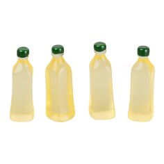 Juego de 4 botellas cm 2,8 h para belén Mondo Presepi