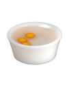 Miniature bowl with eggs Ø 2.5 cm for Mondo Presepi nativity scene