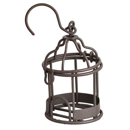Openable metal cage with top hook Ø 3.4 x 5.7 h