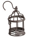 Openable metal cage with top hook Ø 3.4 x 5.7 h