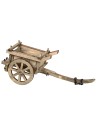 Carretto in legno cm 10,8x24x9,5 h per presepe Mondo Presepi