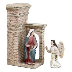 Annunciazione alla Vergine Maria in resina – Serie 10 cm statue