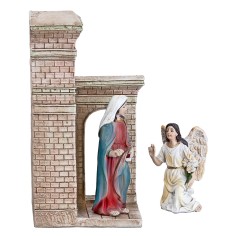 Anunciación a la Virgen María en resina – Serie 10 cm estatuas 2