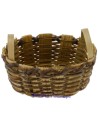 Wicker basket with 9 cm handles