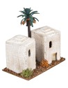 Casa araba con torri cm 12x7x12 h.
