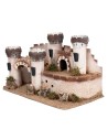 Castle with four crenellated towers cm 40.5x23x23.5 h