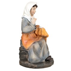 Mujer que cose en resina serie 15 cm para belén Mundo Pesebres 2