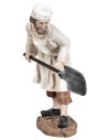 Baker with resin peel 10 cm for nativity scene Mondo Presepi