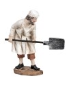 Fornaio con pala in resina 10 cm per presepe Mondo Presepi