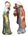 Set due uomini arabi in resina 10 cm per presepe Mondo Presepi