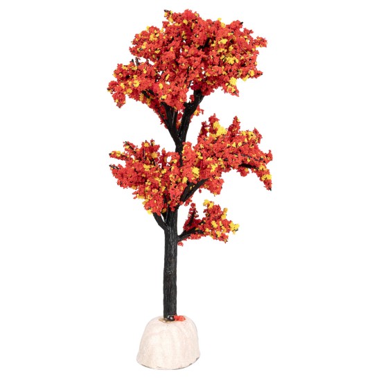 Albero con foglie autunnali altezza 12 cm
