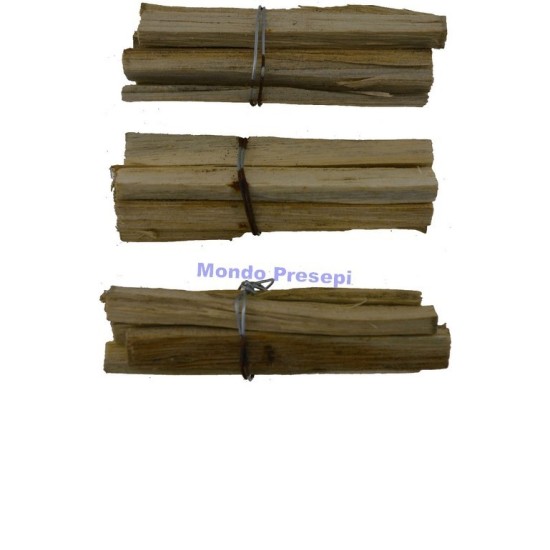 Conjunto de 3 haces de leña de 7 cm Mundo Pesebres