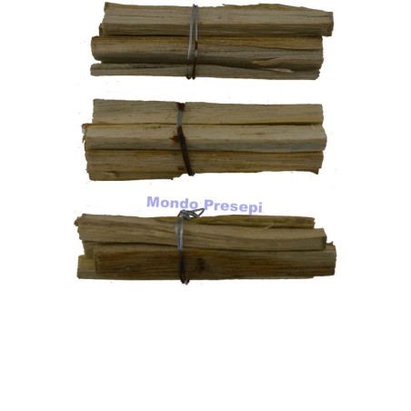 Conjunto de 3 haces de leña de 7 cm Mundo Pesebres