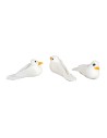 Set tre colombe 3 cm per presepe Mondo Presepi