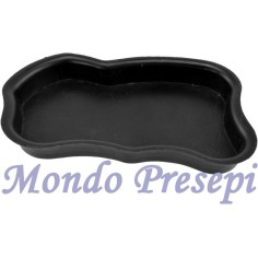 Estanque para belén hecho a mano en pvc cm 7,5x12x1 h