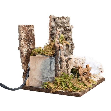 Oveja en movimiento para estatuas de 15 cm para belén Mundo