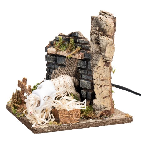 Pecora in movimento per statue da 15 cm per presepe Mondo