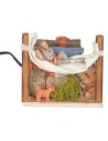 Dormiente su amaca in movimento serie 10 cm Landi Moranduzzo