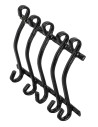 Ringhiera bombata per balcone cm 6x4,5 h.