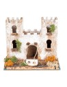 Castello in sughero cm 17x10x14 per presepe Mondo Presepi