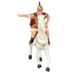 Soldato romano a cavallo cm 11h per presepe Mondo Presepi 2