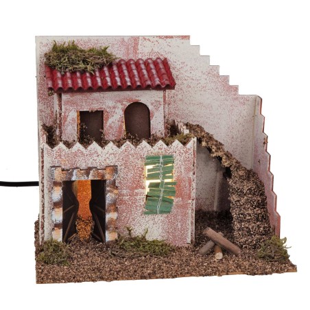 copy of Arab house with tower cm 12x7x10 h.