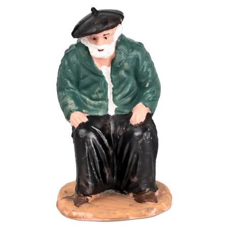 Caganer in pvc per presepe serie 10 cm per presepe Mondo Presepi