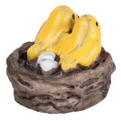 Nest with two birds 1.5 cm for nativity scene Mondo Presepi 2