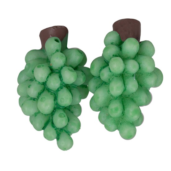 Set grappoli d’uva verdi 1,5 cm