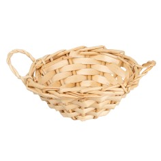 Cesto in vimini con manici cm 7,5x6,1x3 h per presepe Mondo